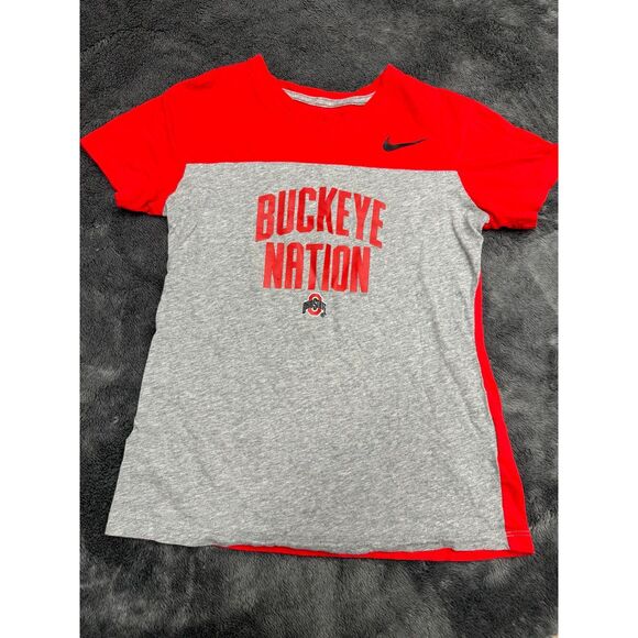 Nike Ohio State “Buckeye Nation” Youth Medium Tee in good shape! - Picture 1 of 2